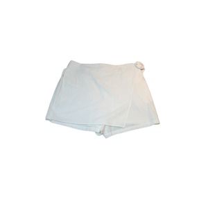 Calligraphie White Linen‎ Skort Size XL Pockets